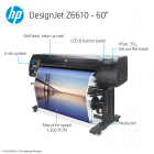 HP DesignJet Z6610 Large Format Graphics Printer - 60